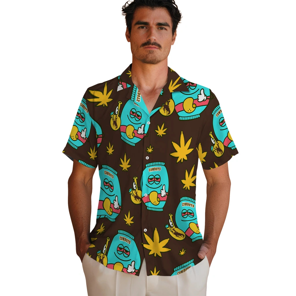 Wyoming Cowboys Hawaiian Shirt - Chill Vibe | Hula Hawaiian Shirts