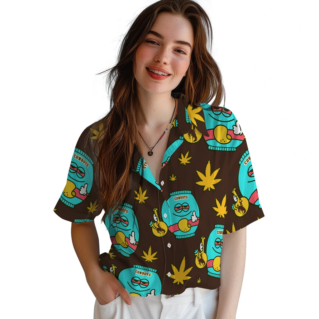 Wyoming Cowboys Hawaiian Shirt - Chill Vibe | Hula Hawaiian Shirts