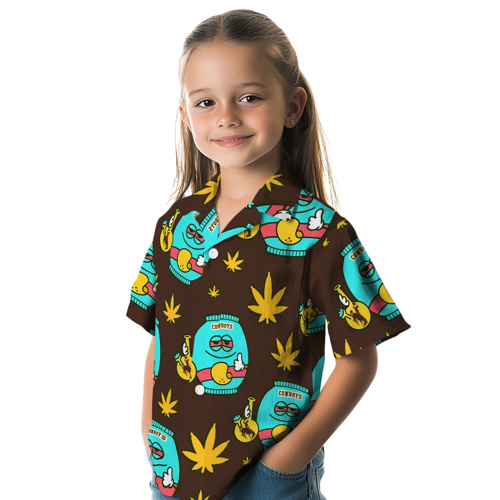 Wyoming Cowboys Hawaiian Shirt - Chill Vibe | Hula Hawaiian Shirts