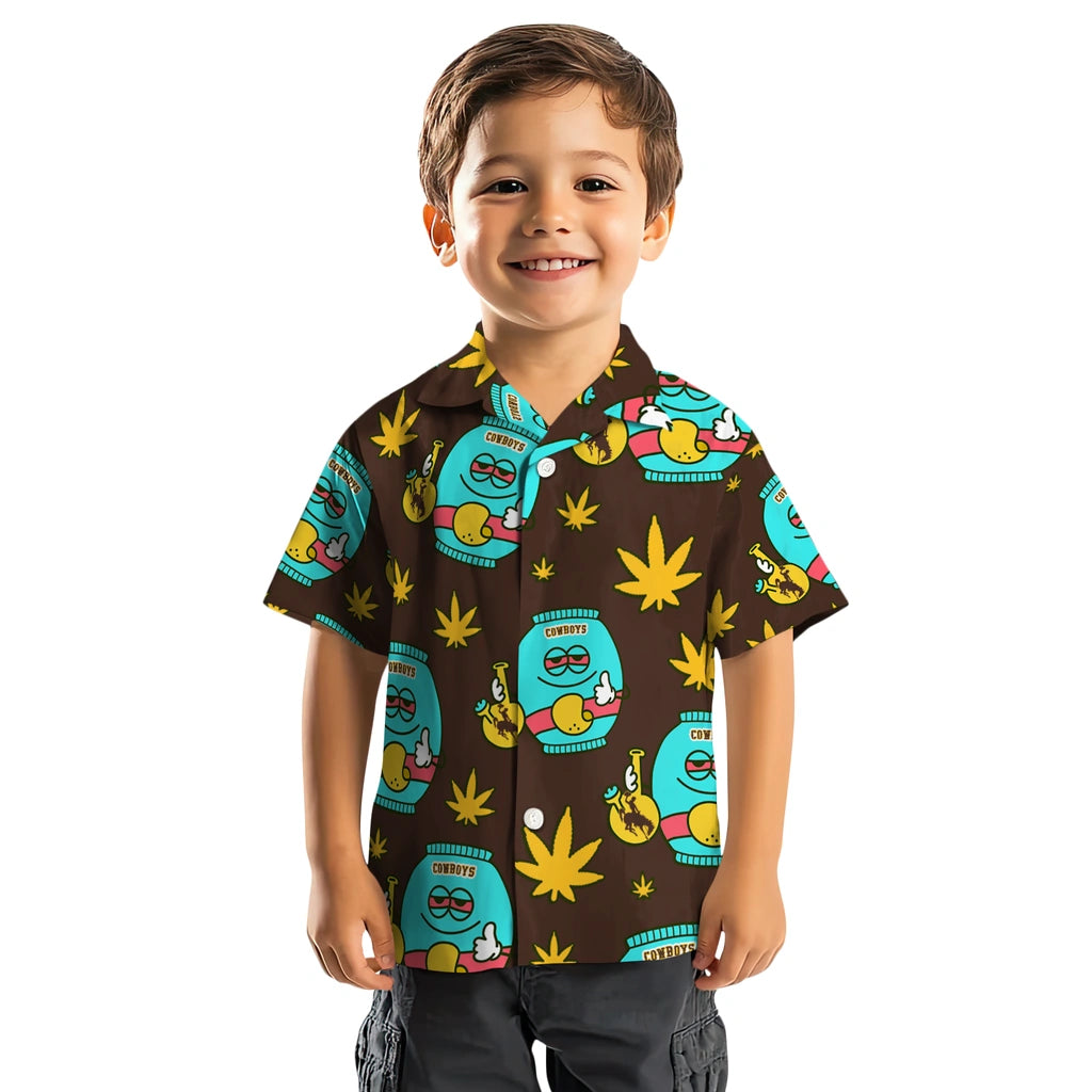Wyoming Cowboys Hawaiian Shirt - Chill Vibe | Hula Hawaiian Shirts