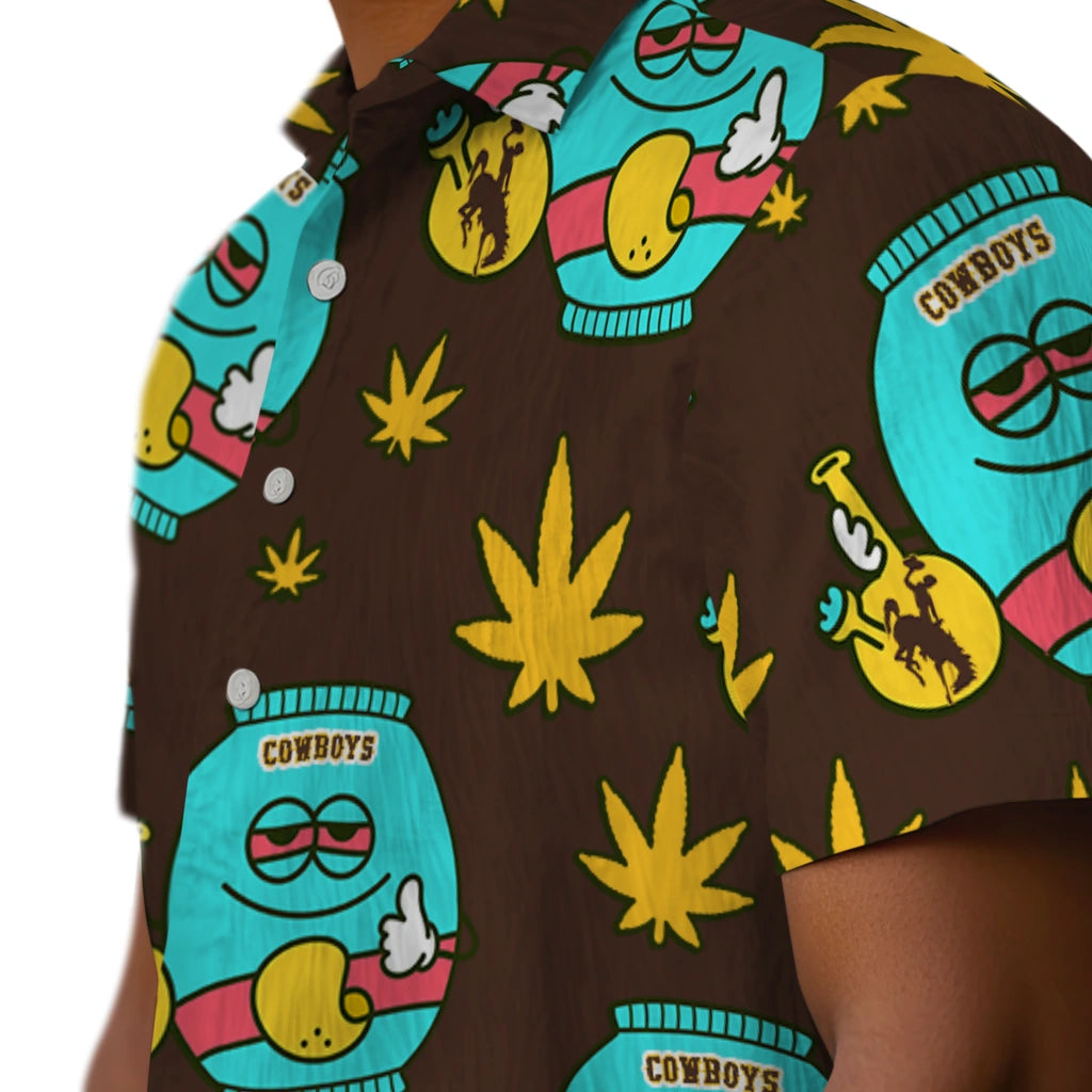 Wyoming Cowboys Hawaiian Shirt - Chill Vibe | Hula Hawaiian Shirts