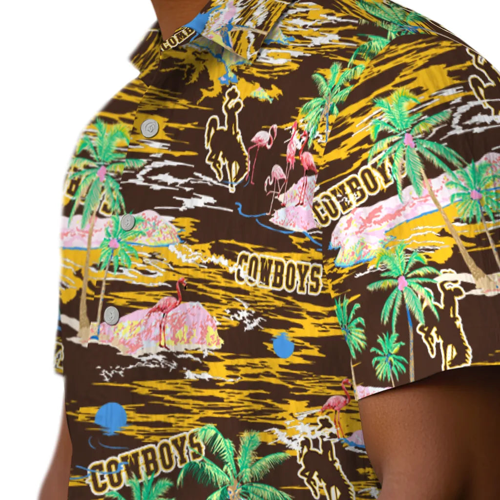 Wyoming Cowboys Hawaiian Shirt - Hawaii Island | Hula Hawaiian Shirts