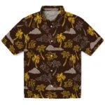 Wyoming Cowboys Hawaiian Shirt - Palm And Clouds | Hula Hawaiian Shirts