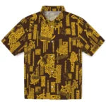 Wyoming Cowboys Hawaiian Shirt - Turtle Lines | Hula Hawaiian Shirts